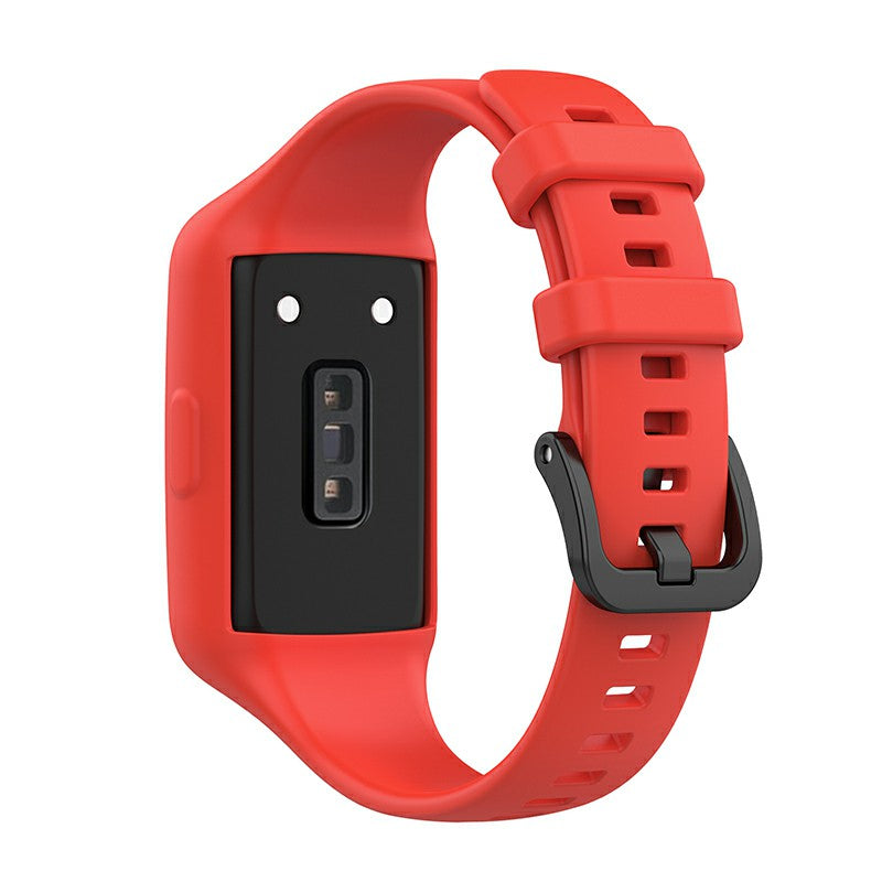 Integreret blødt silikone urbånd armbånd udskiftning af håndledsrem til Huawei Band 6 Band 7 Honor Band 6 Integreret blødt silikone urbånd armbånd udskiftning af håndledsrem til Huawei Band 6 Band 7 Honor Band 6